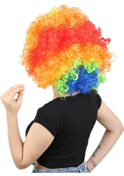 Animasyon Parti ve Palyaço Peruğu / Renkli modelleri