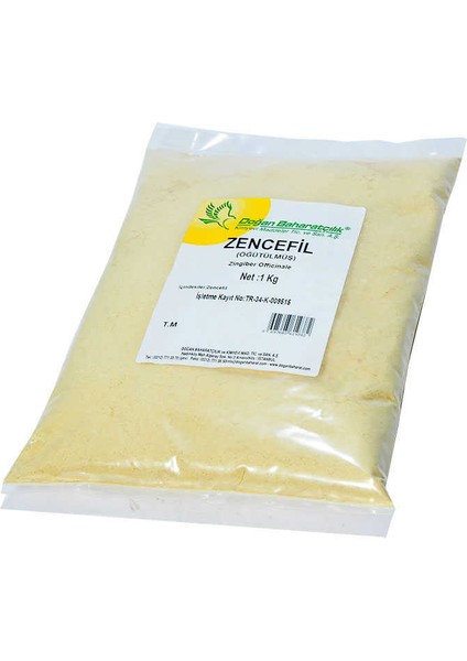Zencefil Kökü Öğütülmüş Doğal 1000 gr Paket fırsatları