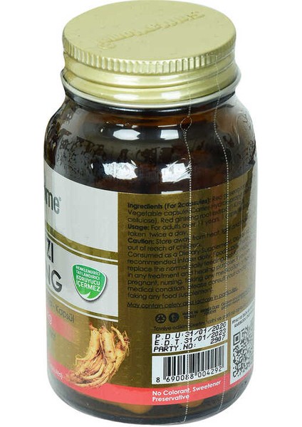 Shiffa Home Kırmızı Ginseng Diyet Takviyesi 850 Mg x 60 Kapsül fiyatları