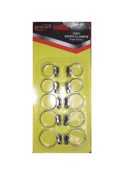 10 Değişik Kelepçe Seti Clamp Set ( Lisinya )