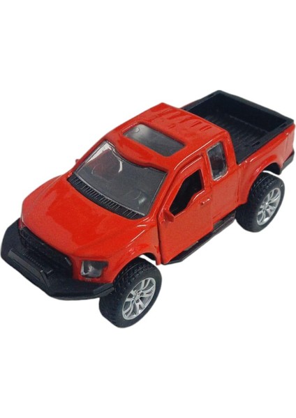 Çek Bırak Metal Arazi Aracı 13 cm - Kırmızı (Lisinya)