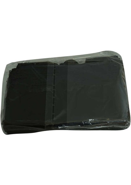 Küçük Boy Atlet Geri Dönüşüm Granül Çanta Poşet 40x25 Cm Kalın Siyah 1000 Gr 1 Paket