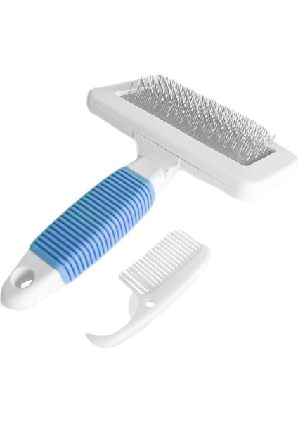 Temizleme Aparatlı Kedi Köpek Tarağı 7 Cm-14 cm Small Mavi modelleri
