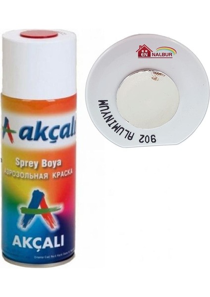 Akçalı Sprey Boya 400 ml 902 Alüminyum