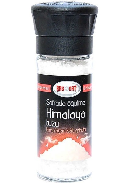 Cam Değirmenli Yemeklik Himalaya Granül Çakıl Doğal Kaya Tuzu 110 gr