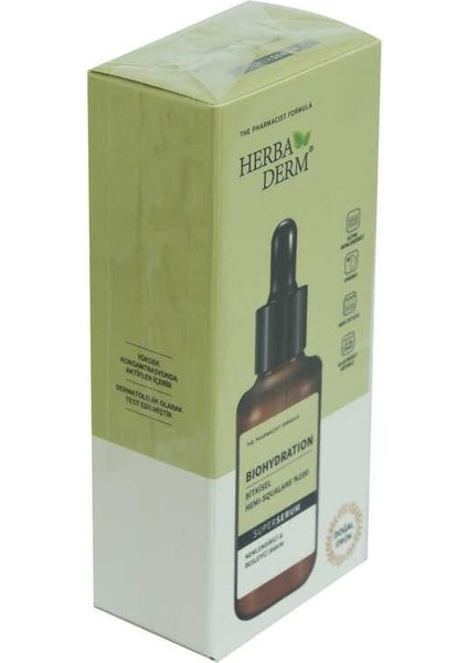 Superserum Biohydration Bitkisel Hemi-Squala Nemlendirici Doğal Yüz Serumu 30 ml
