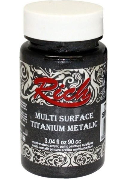 Rich Multi Surface Titanium 2544 Siyah Metalik 90 cc