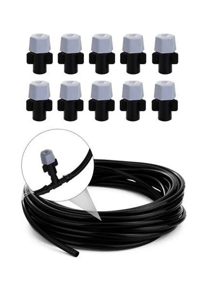 10 Metre Kendin Yap Balkon Veranda Çardak Kamelya Sulama Serinletme ve Nemlendirme Sistemi ( Lisinya ) fırsatları