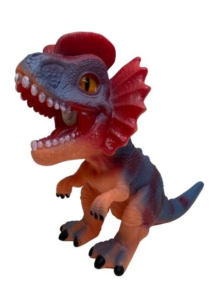 Soft Dinazor Neon Gözlü 24 cm - LD6206B-DILOPHOSAURUS (Lisinya)