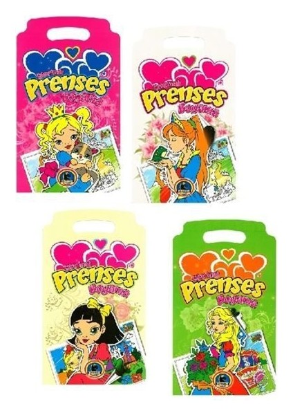 Çıkartmalı Prenses Boyama (4 Kitap Takım)