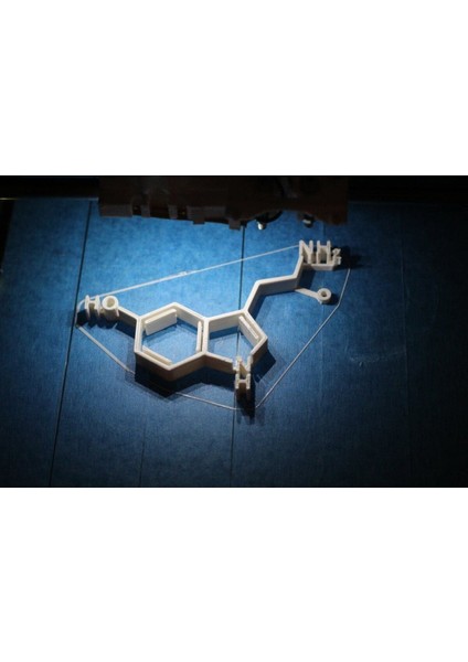 Serotonin Molekülü Beyaz 318628