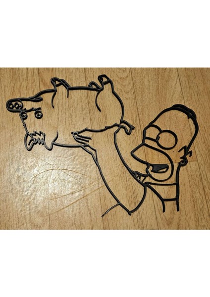 Spiderpig ve Homer Simpson P424396