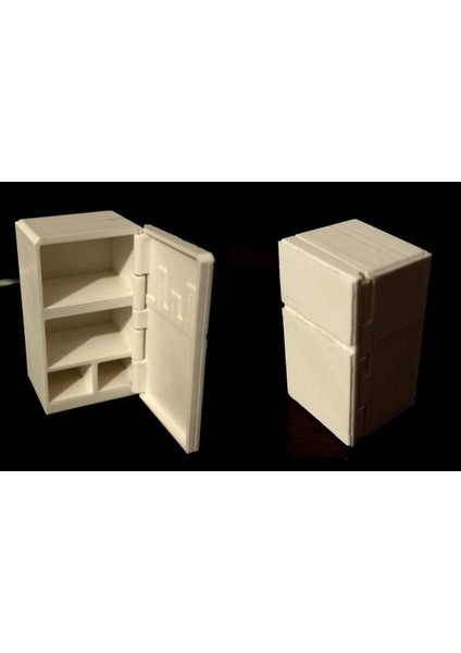 Dollhouse Buzdolabı Minyatür Beyaz 3222798