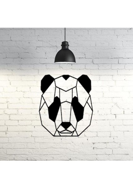 Panda Yüz Duvarı Heykeli 2d T3286965