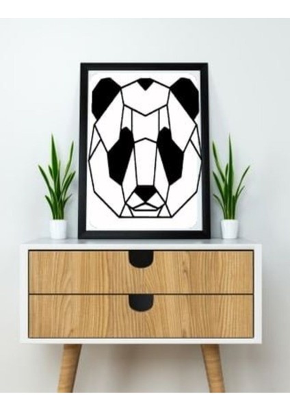 Panda Yüz Duvarı Heykeli 2d T3286965 fiyatları