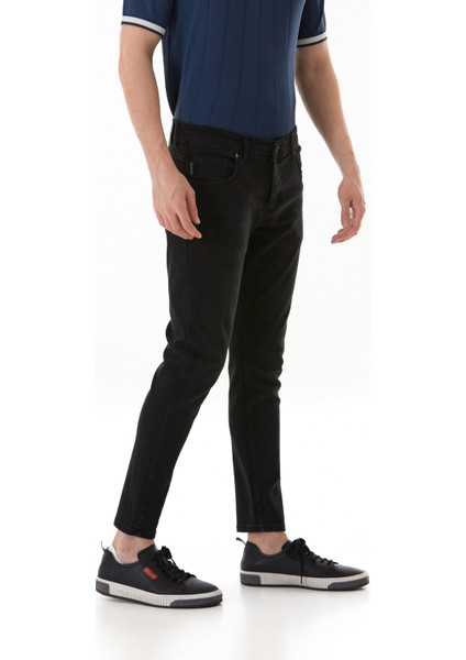 Fermuarlı Slim Fit Jean Pantolon