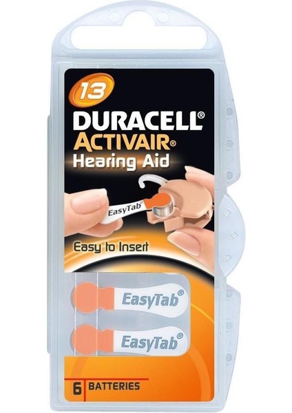 OEM Duracell No 13 Işitme Cihazı Pili