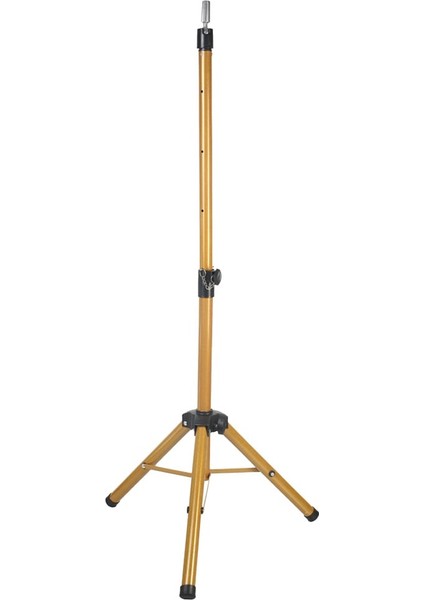 Kuaför Eğitim Mankeni Için Metal Tripod / Simli Gold + Taşıma Çantası modelleri