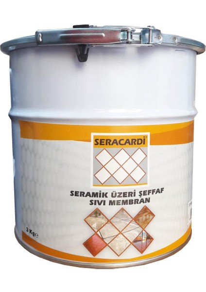 Seracardi Seramik Üzeri Şeffaf Izolasyon 3 kg