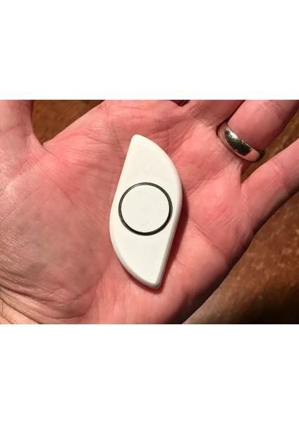 Tek Döndürücü Fidget Spinner Oyuncak Beyaz 2161940