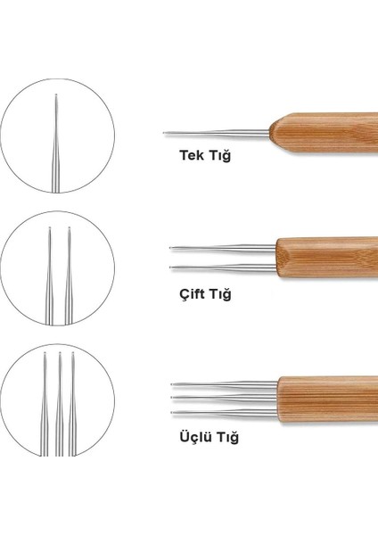Rasta Tığ Seti / 0.75 mm modelleri