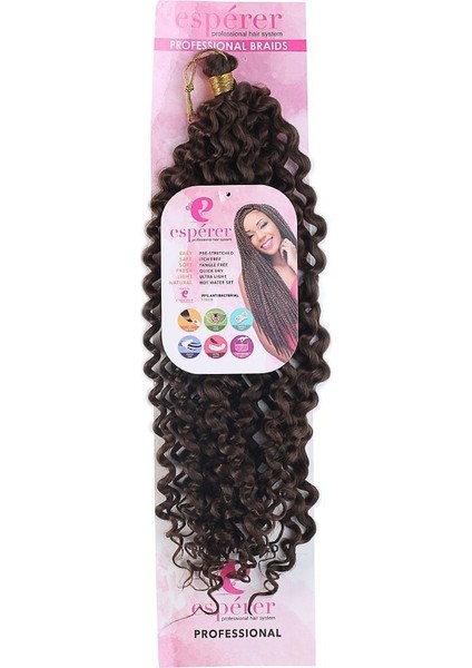 Afro Dalgası Saç / Açık Kahve modelleri