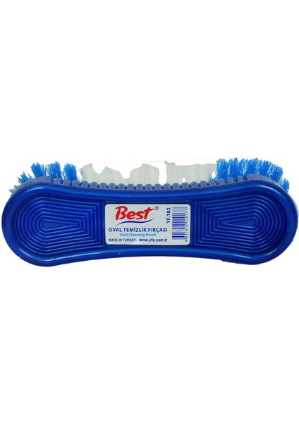 Oval Temizlik Fırçası Plastik Halı Fırça Karışık Renk 17 cm