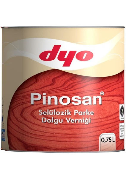 Pinosan Selülozik Parke Dolgu Verniği 0,75 Lt