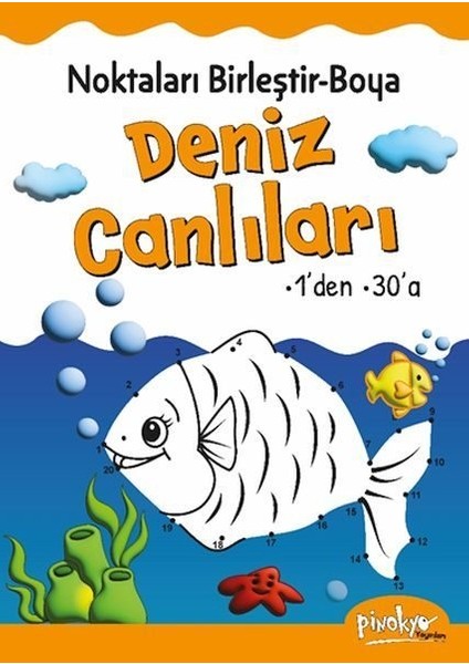 Noktaları Birleştir-Boya Deniz Canlıları-1 Den 30 A