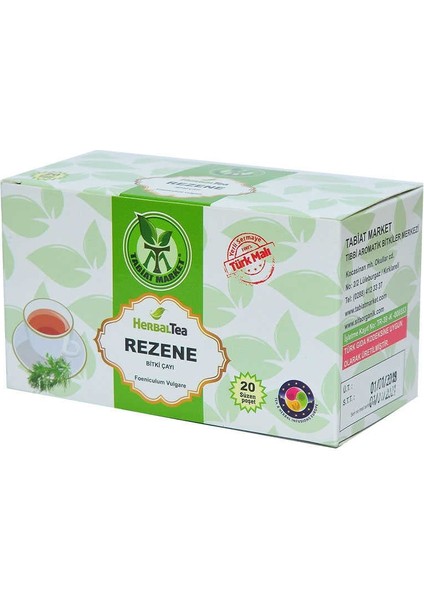 Rezene Bitki Çayı 20 Süzen Poşet