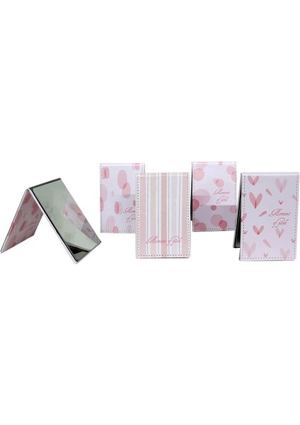 Cep Aynası Standlı Pembe - Lisinya