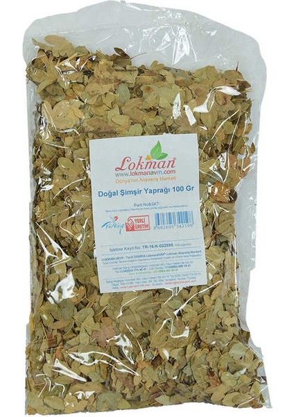 Şimşir Yaprağı Doğal 100 gr Paket