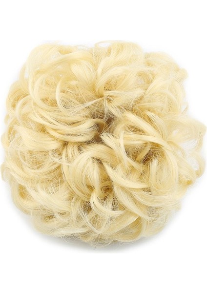 Yoğun Saçlı Lastikli Topuz Toka / Platin fiyatları