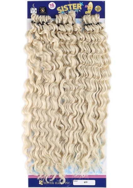 Afro Dalgası Saç / Platin 613