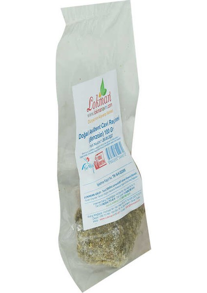 Asilbent Cavi Reçinesi Doğal Benzoin 100 gr Paket
