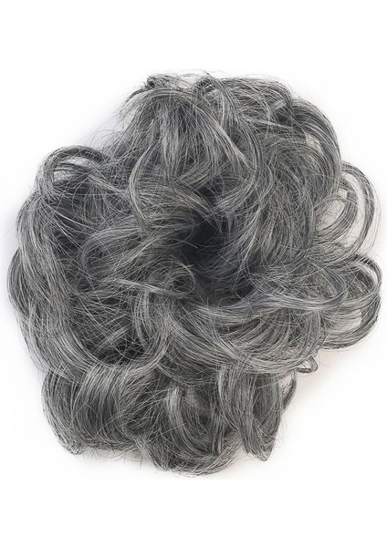 Saçlı Lastikli Topuz Toka / Kırçıllı Gri fiyatları