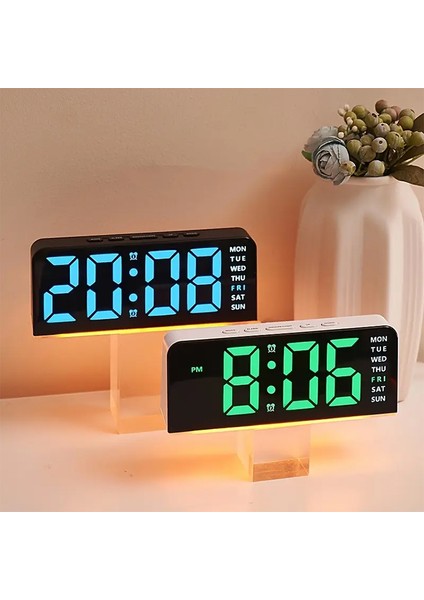 Hafif Ve Şık Dijital Alarm Saati, 4 Seviyeli Parlaklık Ayarla fiyatları