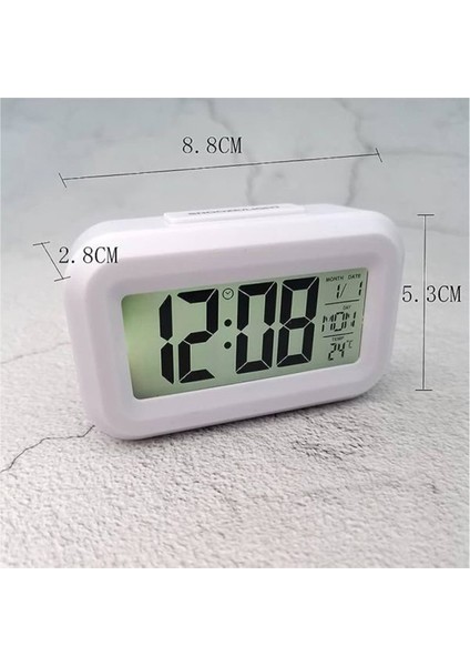 Dol-2108 Mini Dijital Işıklı Masa Saati Sıcaklık Ölçer Te modelleri