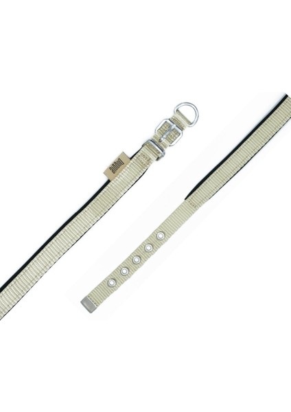 Softlu Köpek Boyun Tasması 2 cm x 45 cm Haki