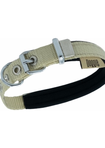 Softlu Köpek Boyun Tasması 2 cm x 45 cm Haki