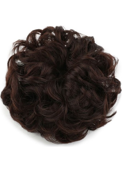 Yoğun Saçlı Lastikli Topuz Toka / Koyu Kahve fiyatları