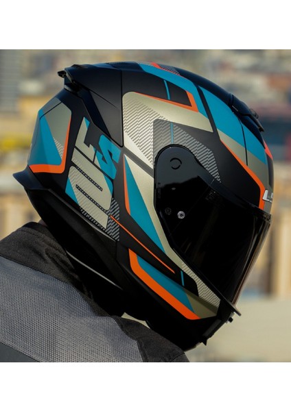 Stream 2 Road Mat Siyah-Gri Kapalı Motosiklet Kaskı Siyah Camlı indirimleri