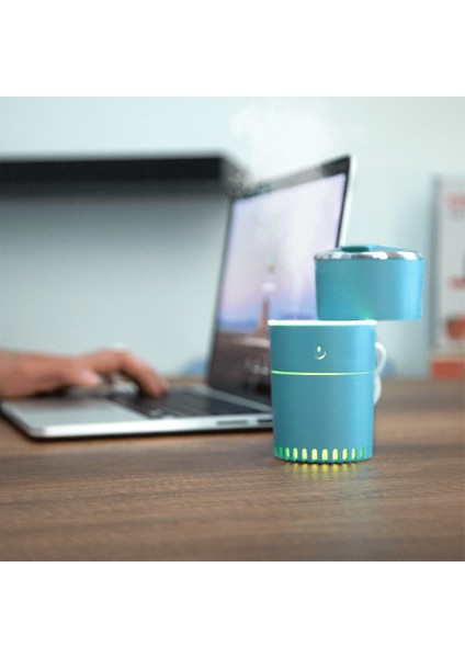 Lattice Ortam Nemlendirme ve Dezenfektan Buhar Makinesi (Mavi) USB ( Lisinya )