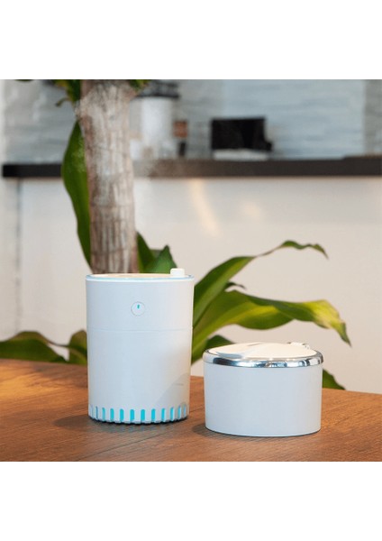 Lattice Ortam Nemlendirme ve Dezenfektan Buhar Makinesi (Mavi) USB ( Lisinya )
