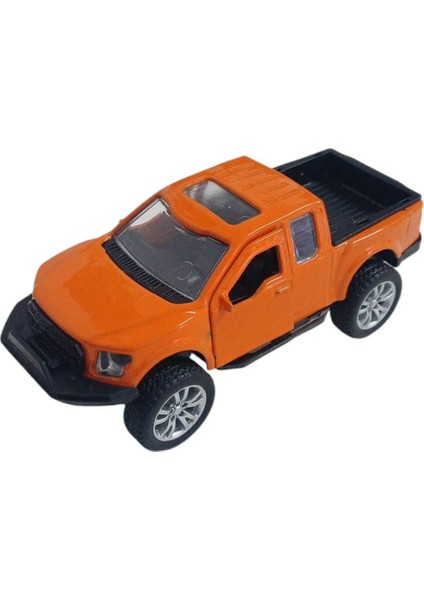 Çek Bırak Metal Arazi Aracı 13 cm - Turuncu (Lisinya)