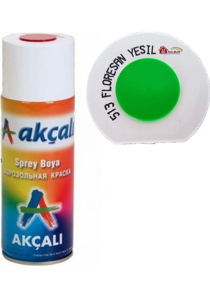 Akçalı Sprey Boya 400 ml 513 Florasan Yeşil