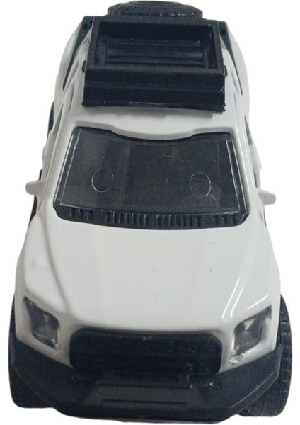 Çek Bırak Metal Arazi Aracı 13 cm - Beyaz (Lisinya) fırsatları