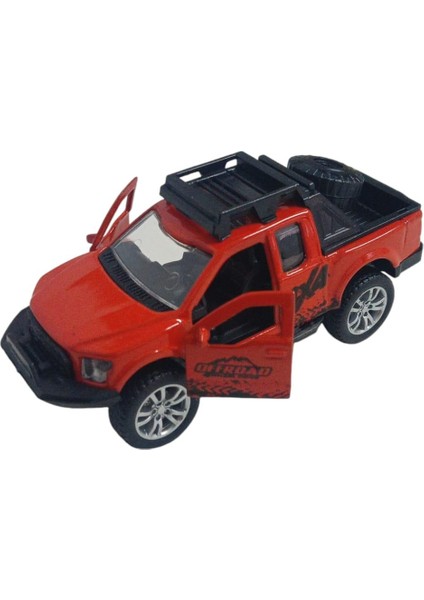 Çek Bırak Metal Arazi Aracı 13 cm - Kırmızı (Lisinya) modelleri