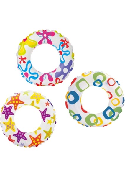 Desenli Lüks Simit 61 cm Intex - 59241 (Lisinya) modelleri