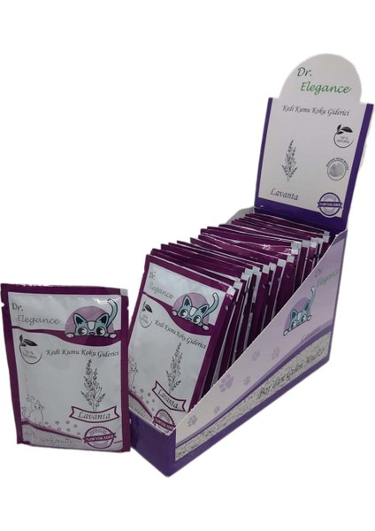 Kedi Kumu Koku Giderici Lavanta Kokulu 25 gr ( 14 Gün Etkili Bor )